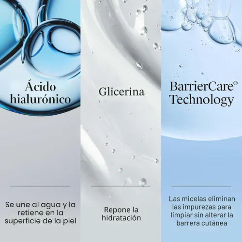 Miniatura 6 de Neutrogena Hydro Boost - Lavado facial, sin fragancia, limpiador facial hidratante con ácido hialurónico, lavado facial diario y removedor