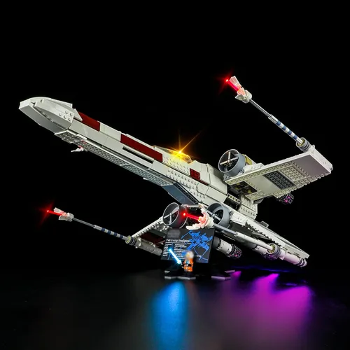 Miniatura 3 de Kit de iluminación LED Briksmax para LEGO-75355 X-Wing Starfighter – Compatible con modelo de bloques de construcción Lego Star Wars – no incluye