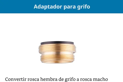 Miniatura 8 de Kit de adaptador de grifo Hibbent, adaptador de aireador giratorio para conectar manguera de jardín - Adaptador de grifo de fregadero de cocina