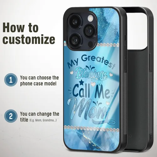 Miniatura 3 de Fundas para teléfono con nombre personalizado, funda única de abuela y madre para iPhone 11, 12, 13, 14, 15, 16, 17 Pro Max Plus Mini X 7 8 SE