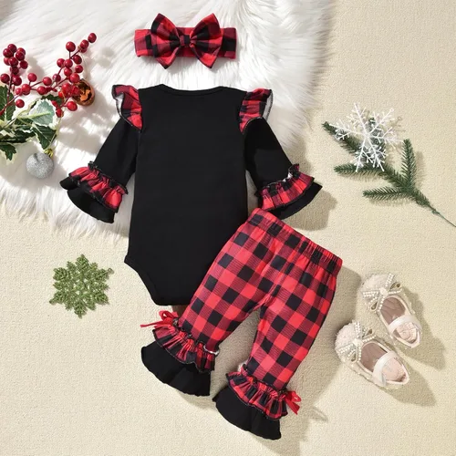 Miniatura 13 de HINTINA Conjunto de ropa para bebé recién nacida con diadema para el primer Halloween