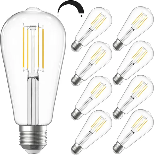 Miniatura 10 de SHINESTAR Bombilla LED de base E26 de 5000 K, 800 lúmenes, equivalente a 60 W, bombilla LED blanca A19 de 9 W, 80+CRI, bombillas de luz diurna