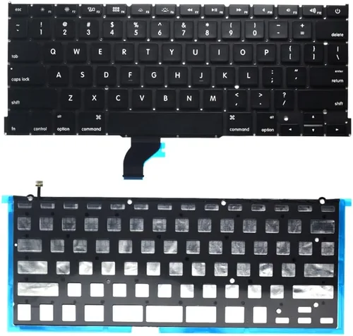 Miniatura 2 de Teclado retroiluminado de repuesto con retroiluminación de EE. UU. con 80 tornillos PCE, para MacBook Pro Retina de 13 pulgadas A1502