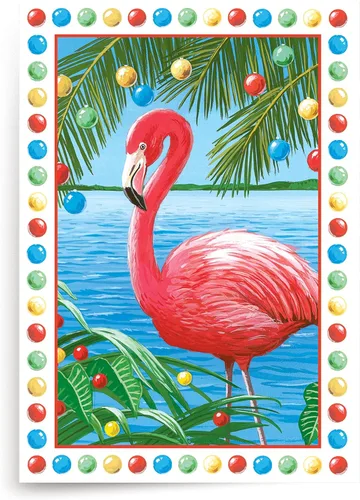 Miniatura 16 de Red Farm Studios Designer Greetings - Tarjetas de Navidad en caja, diseño de hombre de arena de playa con gaviotas