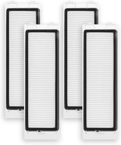 Miniatura 11 de Paquete de 4 filtros HEPA de repuesto compatibles con aspiradora robot Roborock Q10 S5/Q10 S5+/Q10 X5/Q10 X5+ Filtros lavables de repuesto Kit