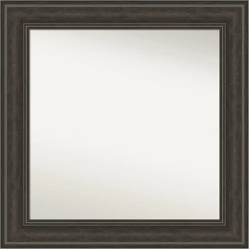 Amanti Art Espejo personalizado, espejo de baño de naufragio, espejo de pared o espejo de tocador de baño sobre fregadero (25.5 x 25.5 pulgadas),