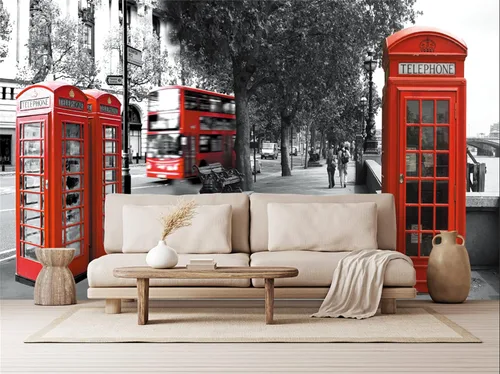 Miniatura 2 de FLFK Murales de pared 3D, autoadhesivos, autoadhesivos, removibles, para decoración moderna del hogar, 78.7 x 59 pulgadas
