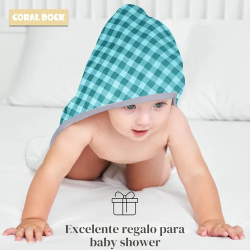 Miniatura 3 de CORAL DOCK Paquete de 3 juegos de toallas de baño con capucha para bebé, ultraabsorbentes, artículos esenciales para bebé para recién nacido niño