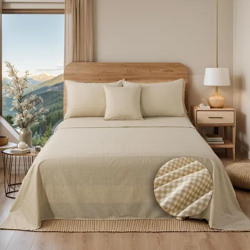 Miniatura 47 de FADFAY Juego de sábanas de cama tamaño King 100% algodón, color verde salvia, patrón floral de rosas rojas de campo francés, ropa de cama de lujo