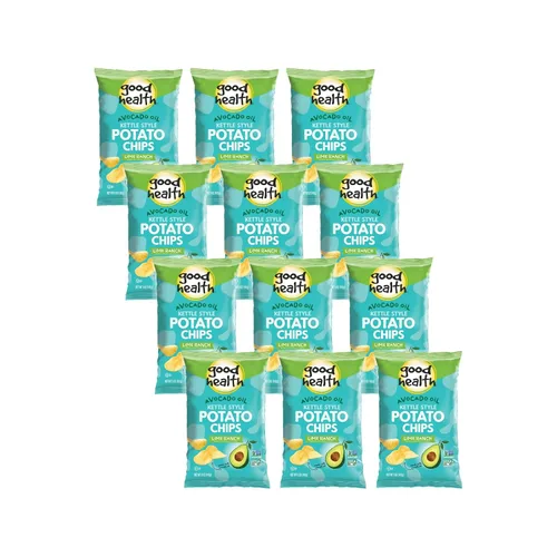 Miniatura 6 de Good Health Chips de barbacoa estilo hervidor de aceite de aguacate, bolsa de 5 onzas (4 bolsas)