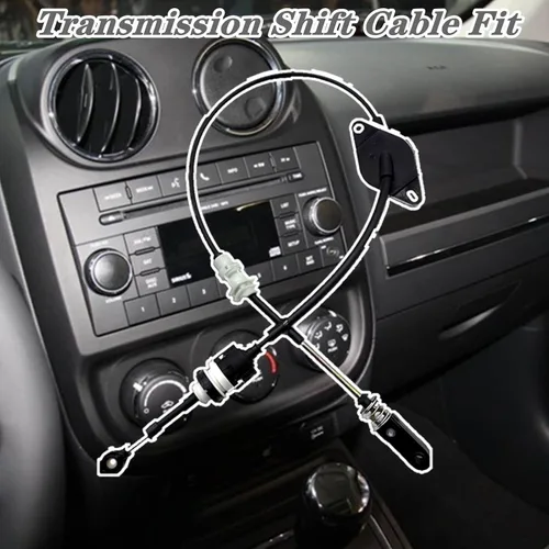 Miniatura 6 de Cable de control de cambio de transmisión automática, cable de control de cambio compatible con Jeep Liberty (2006-2012) / Dodge Nitro (2007-2011)