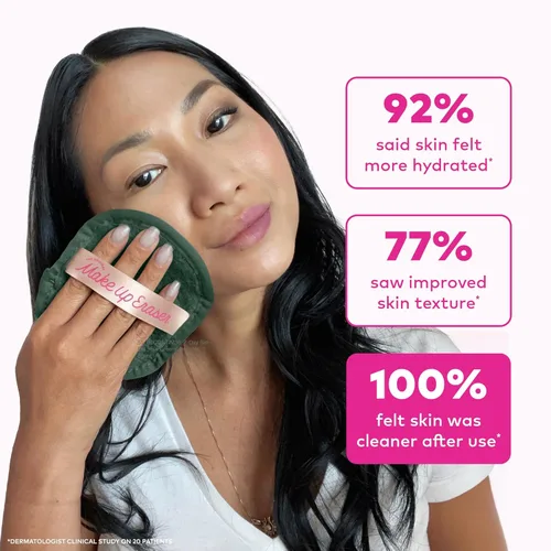 Miniatura 5 de El juego original de 7 días de MakeUp Eraser borra todo el maquillaje con solo agua, incluyendo rímel impermeable, delineador de ojos, base, lápiz