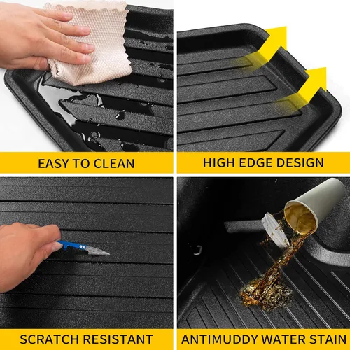 Miniatura 6 de Alfombrilla de carga compatible con Honda Civic Hatchback 2022-2025 2026, forro de carga de elastómero termoplástico, protector de cubierta