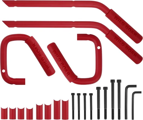Miniatura 8 de Asas de agarre delanteras para vehículos Jtron, asas de agarre de seguridad delanteras y traseras, asas de agarre delanteras y traseras de acero