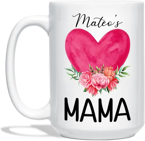 Miniatura 7 de Taza personalizada para mamá, taza de café personalizada con nombre, idea de regalo para mamá, regalo para mamá, taza para mamá, taza para mamá