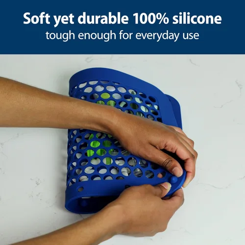 Miniatura 6 de Dr. Brown's Bolsa de silicona 100% para lavavajillas para biberones con tamaño ajustable para piezas pequeñas, pezones de biberón, accesorios