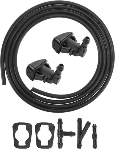 Cheriezing 8E5Z17603A Kit de boquilla para limpiaparabrisas compatible con modelos Ford Lincoln 2008-2012 Fusion Milan MKZ, 2 boquillas de arandela