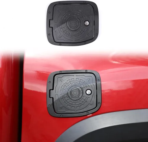 Miniatura 14 de HAPPYHORSE Tapa de Repuesto para Tanque de Combustible con Cerradura Antirrobo Compatible con Toyot@ Tacoma 2016-2022 Tapa Decorativa de Llenado