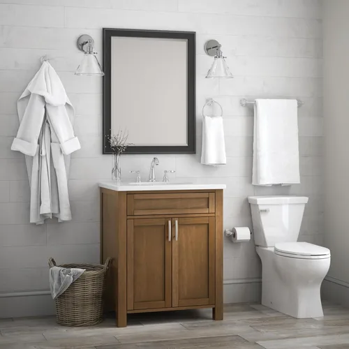Miniatura 4 de Delta Windemere (1-Paquete) Ganchos para Toallas Cromo Pulido Solitarios para Baño Montados en Pared para Batas y Toallas Soporte para Toalla