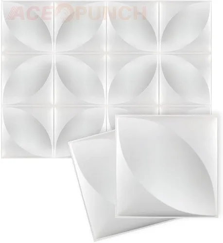 Miniatura 8 de AP1216 - 12 piezas de paneles de pared 3D 3D con textura de PVC, impermeables, resistentes a los arañazos, diseño de diamante blanco de 12 x 12