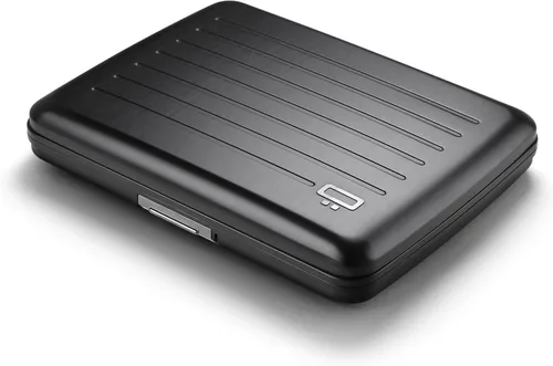 Miniatura 27 de Cartera de aluminio ÖGON -DESIGNS-, de gran capacidad con cerradura metálica, protección RFID contra fraudes y desmagnetización, modelo Smart Case