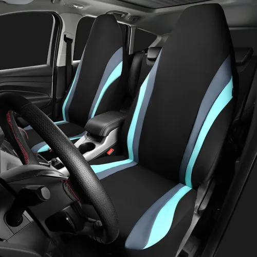 Miniatura 6 de CAR PASS AquaShield - Fundas de asiento de automóvil impermeables de neopreno solo para asientos delanteros, fundas de asiento de cubo de respaldo