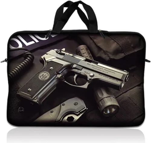 Miniatura 84 de Laptop Skin Shop - Funda de neopreno para portátil de 16 a 17,4 pulgadas, con asa, diseño artístico