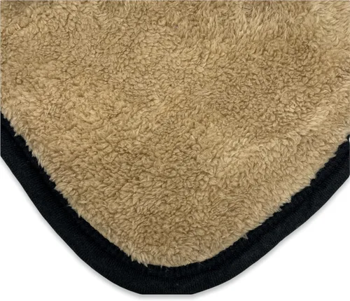Miniatura 4 de Southwest Design - Manta con forro de sherpa de 50 x 60 pulgadas (azul_beige)