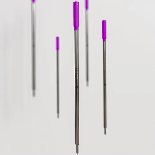 Miniatura 6 de Monteverde Recambios de bolígrafo suave USA para adaptarse a bolígrafos cruzados, punta media, tinta morada, paquete de 2 – Rendimiento de escritura