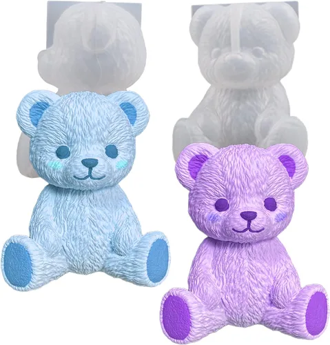 Miniatura 8 de 2 moldes de resina de rana, molde de resina de silicona animal 3D para fundición epoxi, molde de silicona en forma de rana para bricolaje, resina