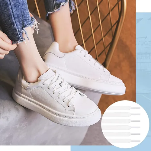Miniatura 5 de Bercoor 10 pares de cordones planos para zapatos deportivos de 47 pulgadas para zapatillas de deporte, zapatos de patín, botas y zapatos deportivos