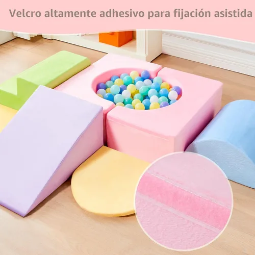 Miniatura 9 de IFNOW Juguetes de Escalada para Niños Pequeños de Interiores, Juego de 7 Piezas de Bloques de Escalada de Espuma para Niños Pequeños, Escalada