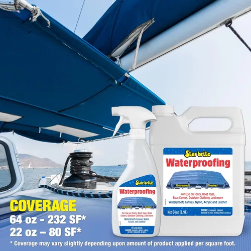 Miniatura 5 de STAR BRITE Spray impermeabilizante, repelente de manchas + protección UV para cubiertas de barcos, cubiertas de automóvil, tapas de bimini, tiendas
