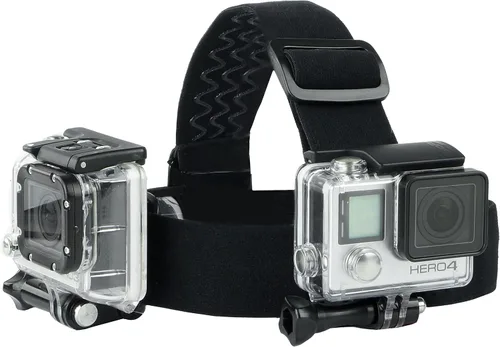 Miniatura 6 de CamKix Paquete de soporte para cabeza y mochila compatible con GoPro Hero 13, 12,11, 10, 9, 8,7, 6, 5, negro, sesión, héroe 4, negro, plata, Hero+