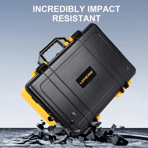 Miniatura 3 de Estuche rígido para enrutador Dewalt – Bolsa de herramientas para Dewalt 20V Max XR herramienta de enrutador de carpintería inalámbrica, caja