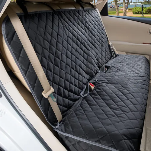 Miniatura 2 de VIEWPETS Funda Protectora para Asiento de Banco del Automóvil - Impermeable, de Alta Resistencia y Antideslizante, Funda para Asiento de Automóvil