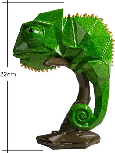 Miniatura 5 de Estatua de animales de lagarto, estatua de animal, decoración moderna, arte para el hogar, regalo para mesa, escritorio, estantería, poliresina