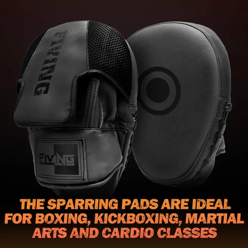 Miniatura 7 de Almohadillas de boxeo para hombres, mujeres y niños, manoplas de cuero para artes marciales, entrenamiento de boxeo, manoplas curvadas para karate