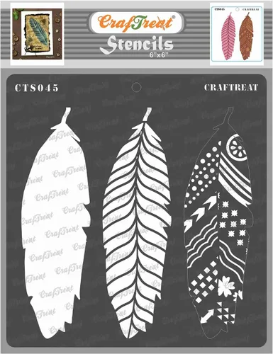 Miniatura 7 de CrafTreat Plantillas para álbumes de recortes, plantillas de mariposa en capas para pintar sobre madera, paredes, muebles, tela y lienzo, diseño