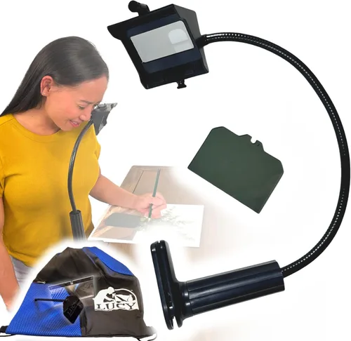 LUCY Mini Herramienta de Dibujo con Ampliador de Fotos y Bolsa de Draw LUCY | Accesorio de Ampliación de Fotos con Cámara Lúcida para Pintura |