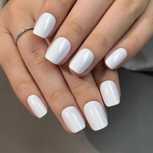 Miniatura 36 de 24 uñas postizas a presión de punta francesa, uñas acrílicas medianas falsas/falsas con diamantes de imitación de flores, diseños de punta francesa