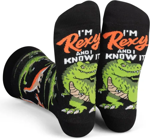 Miniatura 78 de Lavley Calcetines divertidos para adultos, regalos novedosos y rellenos de calcetines para hombres, mujeres y adolescentes, talla única