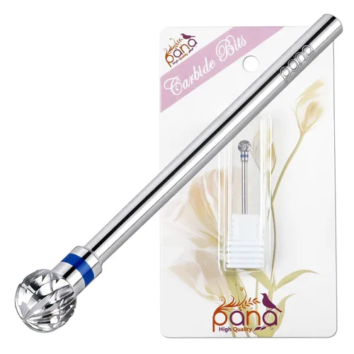 Miniatura 17 de PANA - Broca de carburo de 3/32" para limpieza de cutículas de uñas, para eliminar piel muerta, quitar esmalte en gel y acrílico, limpiador debajo