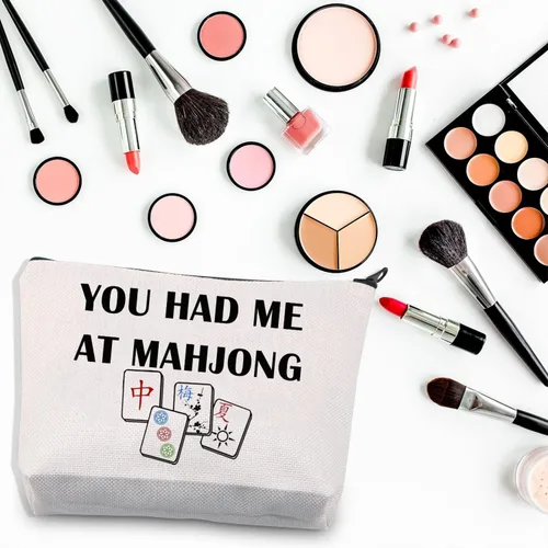 Miniatura 3 de BDPWSS Divertido Mahjong Mahjong Bolsa de Mahjong Amante Regalo Mahjong Azulejos Bolsa Mahjong Chica Cosméticos Bolsa Mahjong Juego de mesa Bolsa