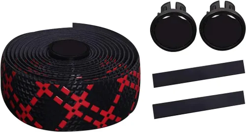 Miniatura 11 de 2 rollos de cintas de manillar de bicicleta de gel de sílice con tapones de barra para bicicleta de carretera montaña ciclismo