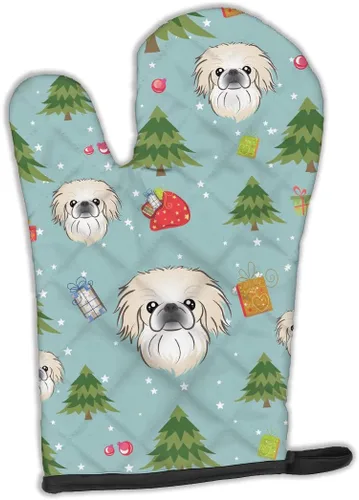Miniatura 185 de Caroline's Treasures BB4020OVMT Dog House Collection Border Collie - Guante de horno grueso resistente al calor para sartenes calientes y horno