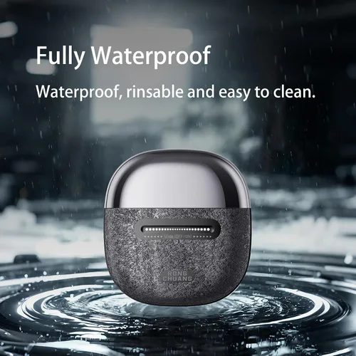 Miniatura 4 de Afeitadoras eléctricas de aluminio para hombres, maquinilla de afeitar eléctrica portátil con cuchillas flotantes 3D, bloqueo de viaje y carga Negro
