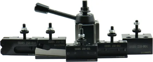 Miniatura 5 de Shars OXA - Juego de postes de herramientas de cambio rápido, 6 piezas de torno CNC para torno de 6 a 9 pulgadas (herramienta de corte 0°) 202-9469 M