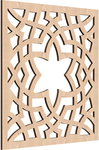 Miniatura 8 de París - Paneles de pared decorativos de madera con calado, extra pequeños, 7 3/8 pulgadas de ancho x 7 3/8 pulgadas de alto x 1/4 pulgadas de alto