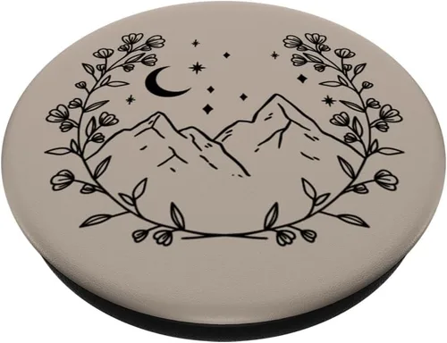 Miniatura 2 de Topo - PopSockets de montaña con diseño floral bohemio y chic